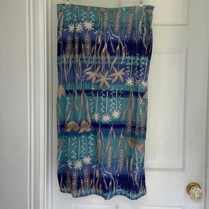 Alfred Dunner, size 16 blue and green skirt